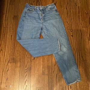 American Eagle Mom Straight Jeans sz 10 Regular
